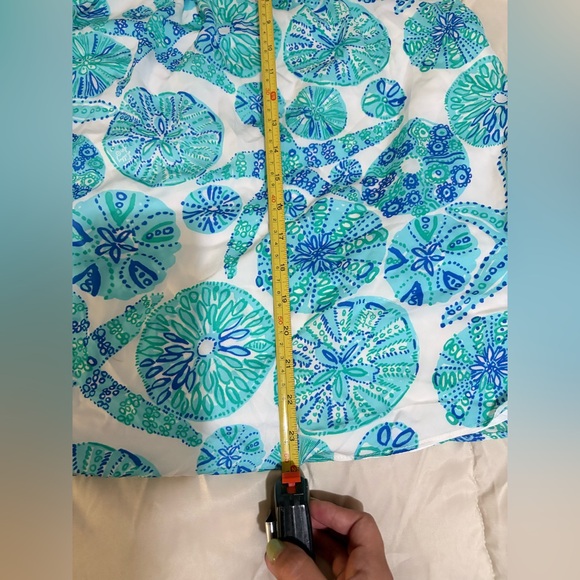 Lilly Pulitzer Target Blue Halter Top size XL Starfish print Beachy Preppy - Picture 5 of 6